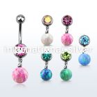 mcd754 belly rings surgical steel 316l belly button