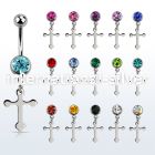 mcd756 belly rings surgical steel 316l belly button