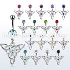 mcd759 belly rings surgical steel 316l belly button