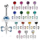 mcd761 surgical steel belly bananas belly piercing