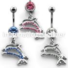 mcddp17 belly rings surgical steel 316l belly button