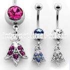 mcdtu1 belly rings surgical steel 316l belly button
