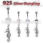 mcdvd13 belly rings surgical steel 316l belly button