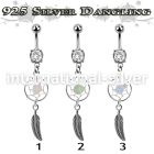 mcdvd1 belly rings surgical steel 316l belly button