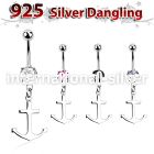 mcdvd22 belly rings surgical steel 316l belly button