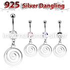 mcdvd32 belly rings surgical steel 316l belly button