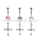 mcdz14s belly rings surgical steel 316l belly button