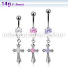 mcdz379 belly rings surgical steel 316l belly button