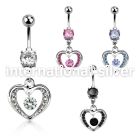 mcdz571 belly rings surgical steel 316l belly button