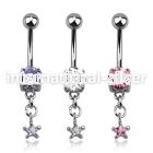 mcdz585 belly rings surgical steel 316l belly button