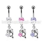 mcdz7 belly rings surgical steel 316l belly button
