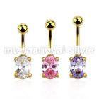 mdgz526 belly rings anodized surgical steel 316l belly button