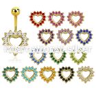 mdk708 belly rings anodized surgical steel 316l belly button