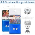 mgcz5 fake illusion body jewelry silver 925 belly button