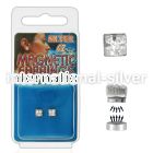 mgzq4 fake illusion body jewelry silver 925 belly button