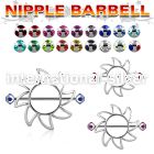mjnp103 straight barbells surgical steel 316l nipple