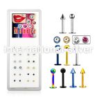 mlbx labrets lip rings anodized surgical steel 316l tragus