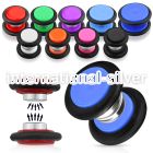 mpvr cheaters  illusion plugs and tapers acrylic body jewelry belly button