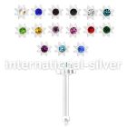 nbac3 nose bone acrylic body jewelry nose