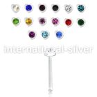 nbac5 nose bone acrylic body jewelry nose