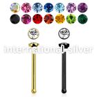 nbst20 nose bone anodized surgical steel 316l nose