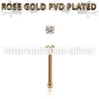 nbttzr2 anodized surgical steel nose bones nose  piercing