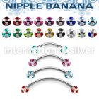 npbnmj5 surgical steel curved barbell 5mm