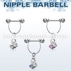 npdl24 straight barbells surgical steel 316l nipple