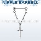 npdl48 surgical steel barbells nipple piercing