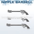 npsh23 straight barbells surgical steel 316l nipple