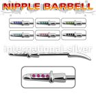 npsh6 straight barbells surgical steel 316l nipple