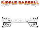 npsh7 straight barbells surgical steel 316l nipple