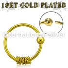 nr21rg nose hoop silver 925 nose