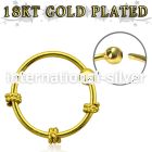 nr27rg nose hoop silver 925 nose