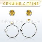 nrge6 nose hoop silver 925 nose