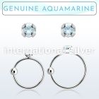 nrge8 nose hoop silver 925 nose