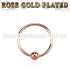 ns05rs nose hoop silver 925 nose