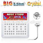 ns19cx l shape nose studs silver 925 nose