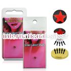 pkml1 fake illusion body jewelry silver 925 belly button