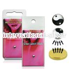 pkml3 fake illusion body jewelry silver 925 belly button