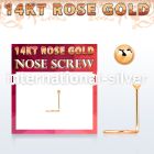 rscb1 l shape nose studs gold nose