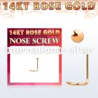 rsrd l shape nose studs gold nose