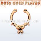 rssepd2 fake illusion body jewelry silver 925 septum
