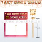 rysbt bend it to fit nose studs gold nose