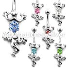 se009 belly rings surgical steel 316l belly button