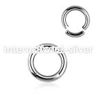 seg8 seamless segment rings surgical steel 316l ear lobe