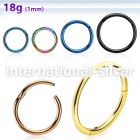 seght18 seamless segment rings anodized surgical steel 316l eyebrow