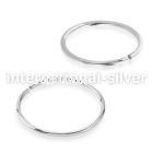 sel22 surgical steel seamless nose ring hoop