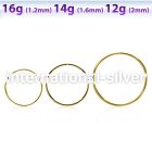 sellg gold pvd plated surgical steel xl sized seamless ring
