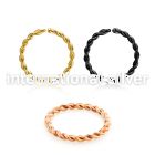 seltw18 anodized surgical steel seamless and segment rings ear othersear lobe ear otherseyebrow helix nose septum piercing